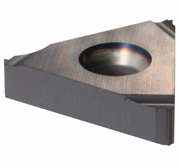 Vargus Laydown Threading Insert 3ER0.5ISO VTX, Carbide MSC Direct