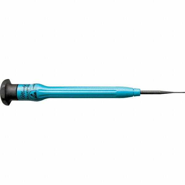 Precision & Specialty Screwdrivers; Type: Precision Slotted Screwdriver ; Overall Length Range: 3" - 6.9" ; Blade Length (Inch): 1 ; Overall Length (Inch): 4-7/8 ; Blade Width (Decimal Inch): 0.0250