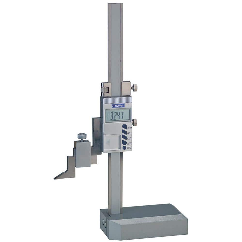 FOWLER 54-175-006-0 Electronic Height Gage: 150 mm Max, 0.0005" Resolution, 0.001000" Accuracy 