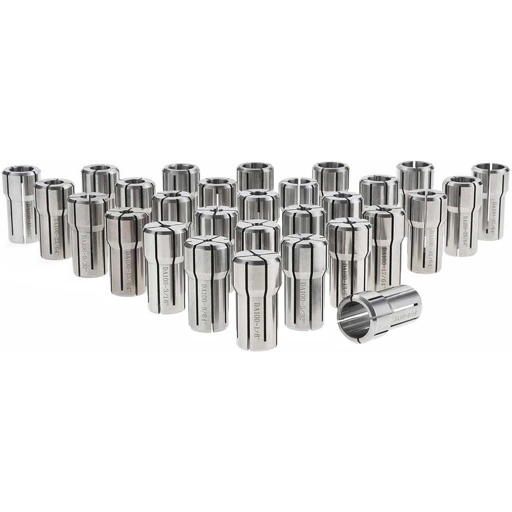 Accupro 784505 Collet Set: 29 Pc, Series DA100, 1/8 to 9/16" Capacity Image