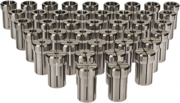 Accupro 784511 Collet Set: 41 Pc, Series DA180, 1/8 to 3/4" Capacity Image