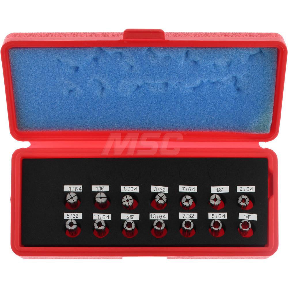 Accupro 784519 Collet Set: 14 Pc, Series DA300, 1/4" Capacity Image