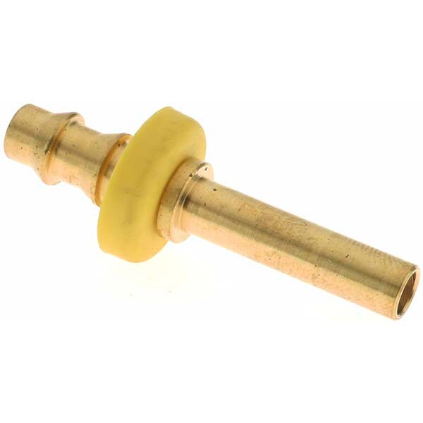 Barbed Push-On Hose Male Connector: Male Pipe, Brass