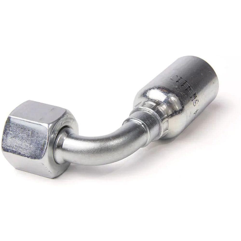 2 Piece, 9/16-18 JIC, Reusable Hose Female Swivel Fitting
