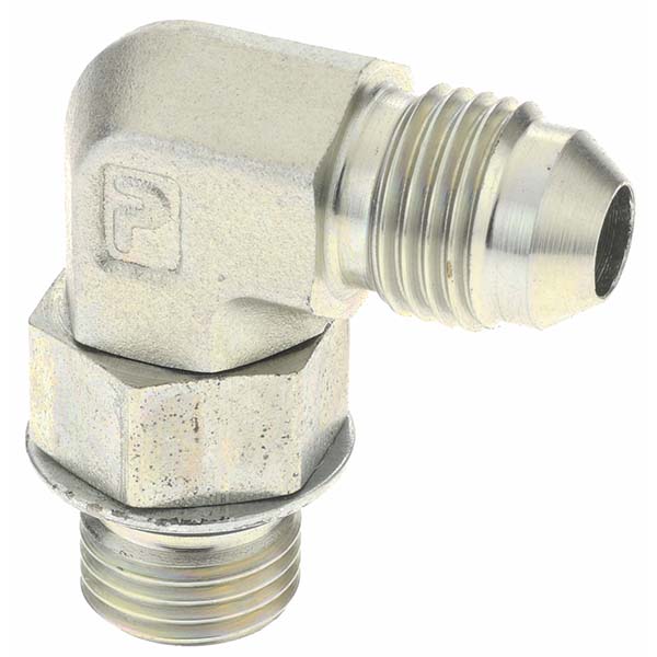 Parker Hydraulic Hose 90 ° Elbow 0.3125" OD, 1/220 MSC Industrial