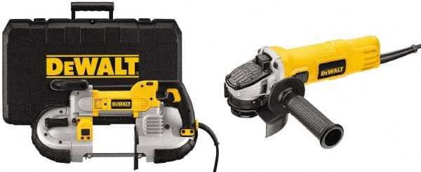 10 Amp, 120 Volt, Electric Tool Combination Kit with Band Saw and Small Angle Grinder
