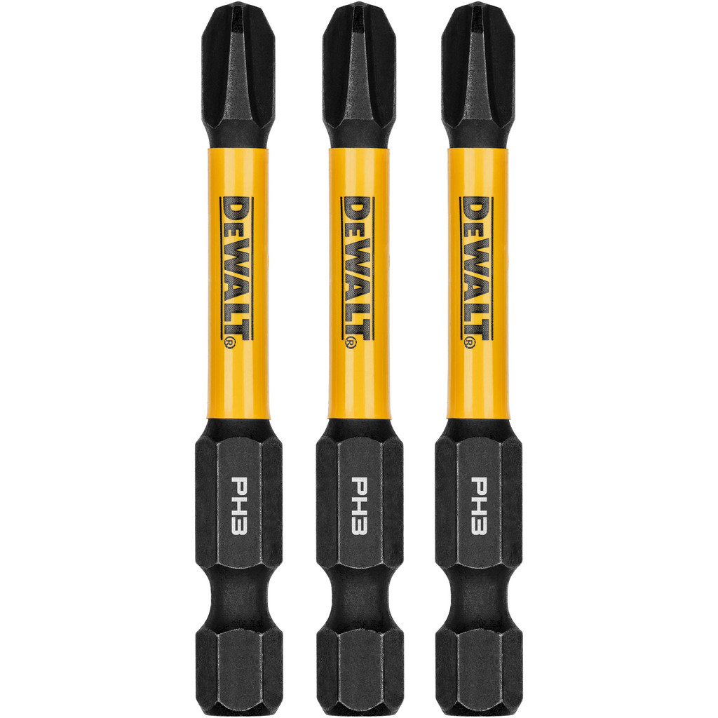 DeWALT Power & Impact Screwdriver Bits & Holders: Phillips - 1/4" Drive, 2-1/4" OAL | Part #DWAF2PH3IR3
