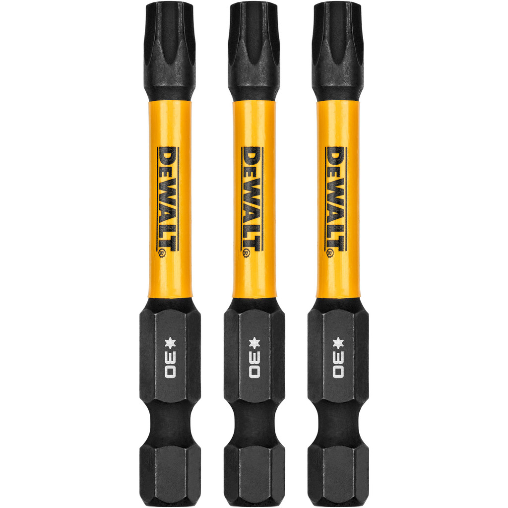 DeWALT Power & Impact Screwdriver Bits & Holders: Torx - 1/4" Drive, 2-1/4" OAL | Part #DWAF2TX30IR3