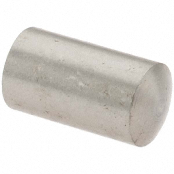 Precision Dowel Pin: 5 x 8 mm, Stainless Steel, Grade 303