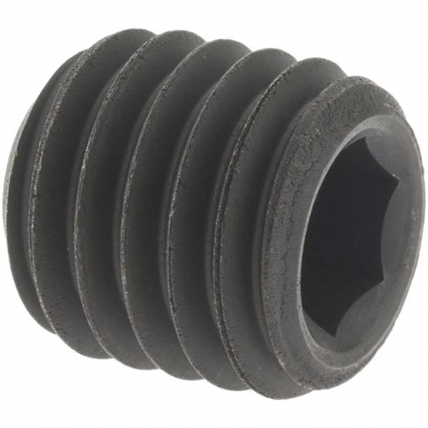 Set Screw: M10 x 1.50 x 10 mm, Cup Point, Alloy Steel, Grade 14.9 (45H)