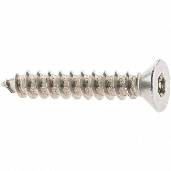 Sheet Metal Screw: #8, Flat Head, Torx