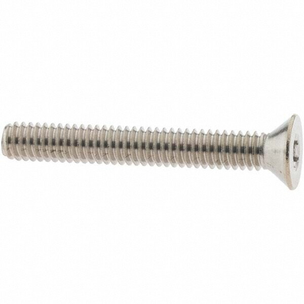 Machine Screw: #8-32 x 1-1/4" Long, 18-8 Stainless Steel, Uncoated