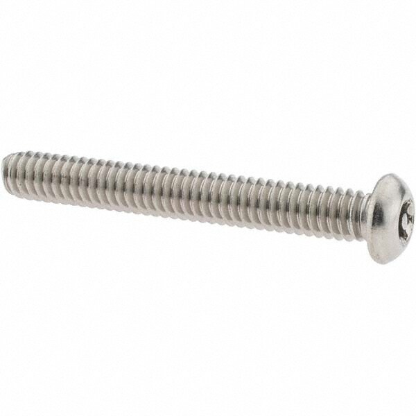 Machine Screw: 1/4-20 x 2, Stainless Steel, Uncoated