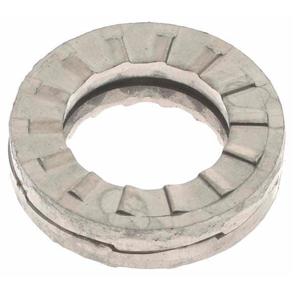 Wedge Lock Washer: 0.354" OD, 0.214" ID, Stainless Steel, 316L