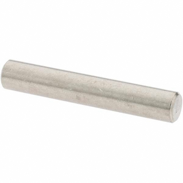 Standard Pull Out Dowel Pin: 1/4 x 1-1/2", Stainless Steel, Grade 18-8, Bright Finish