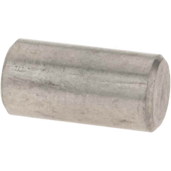 Standard Pull Out Dowel Pin: 1/4 x 1/2", Stainless Steel, Grade 18-8, Bright Finish