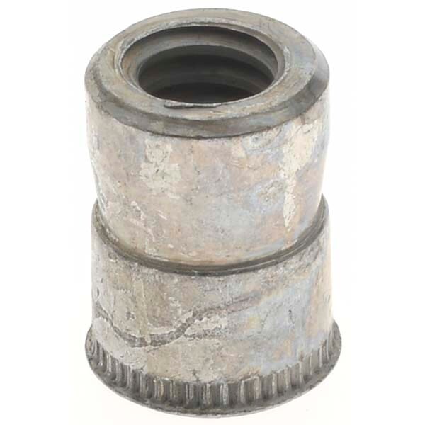1/4-20 UNC, Cadmium-Plated, Steel Knurled Rivet Nut Inserts