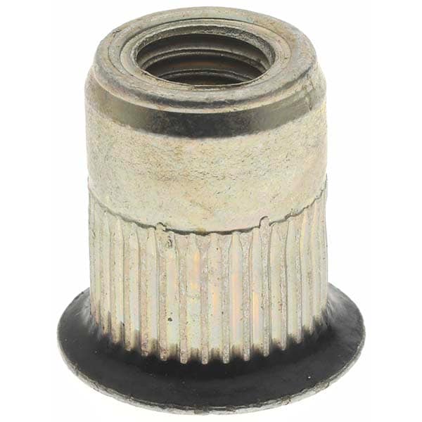 M8x1.25, 13.46mm Insert Diam, 17.53mm OAL, Sealed Head Open End Threaded Insert