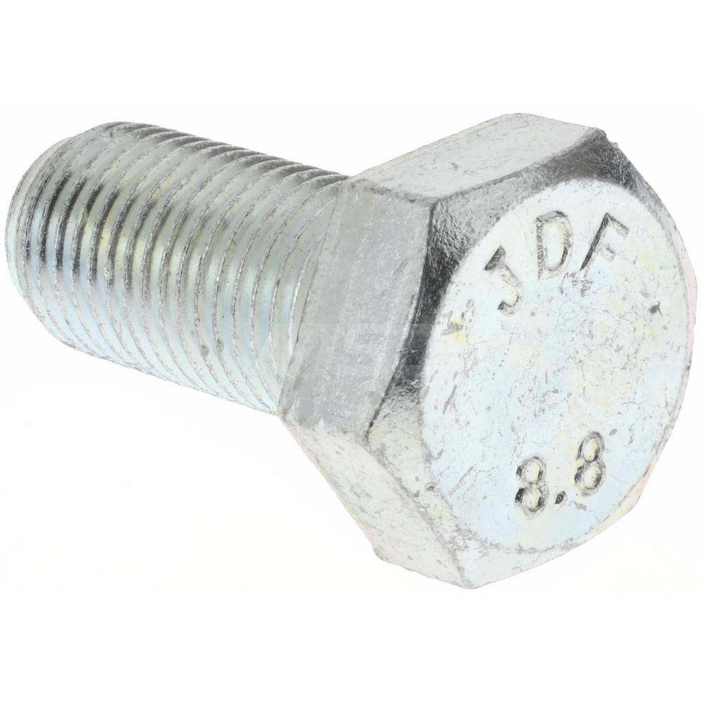 Value Collection Hex Head Cap Screw: M14 x 1.50 x 30 mm, Grade 8.8 Steel,  Zinc-Plated 70928171 MSC Industrial Supply