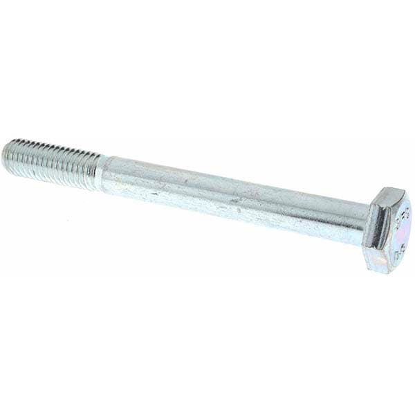 Hex Head Cap Screw: M10 x 1.50 x 100 mm, Grade 8.8 Steel, Zinc-Plated