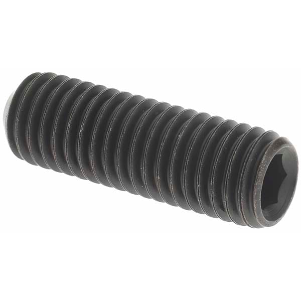 Set Screw: M10 x 1.50 x 30 mm, Cup Point, Alloy Steel, Grade 14.9 (45H)