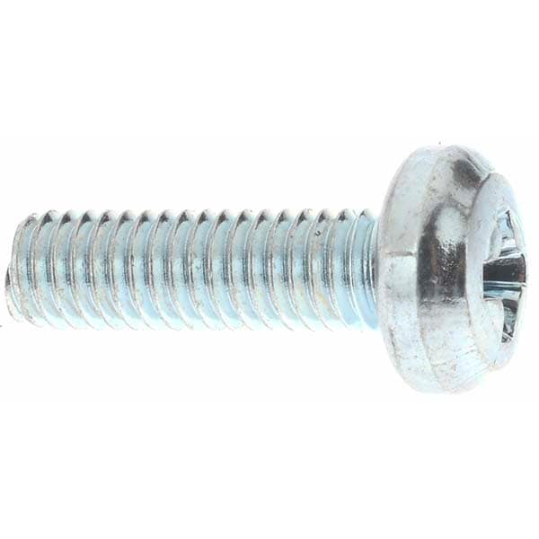 Machine Screw: M3x0.5 x 10.00 mm  Length Under Head, Pan Head, Phillips