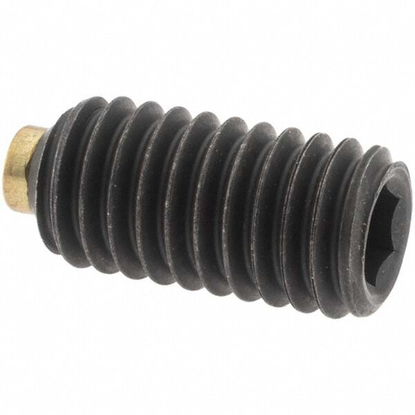 Set Screw: 3/8-16 x 3/4", Soft Tip Point, Alloy Steel, Grade 8