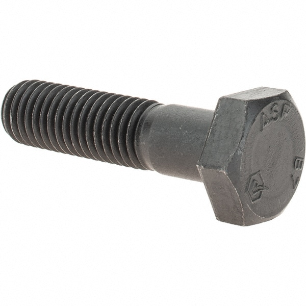 Hex Head Bolt: 5/8-11, 2-1/2" Length Under Head, Alloy Steel, Grade B7