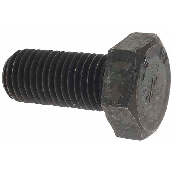 Hex Head Cap Screw: 1-8 x 2-1/4", Grade B7 Steel, Uncoated