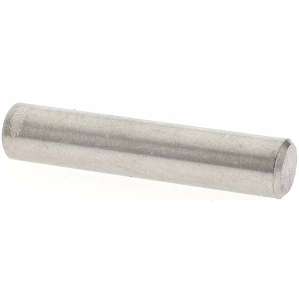 Standard Pull Out Dowel Pin: 1/4 x 1-1/4", Stainless Steel, Grade 18-8, Bright Finish