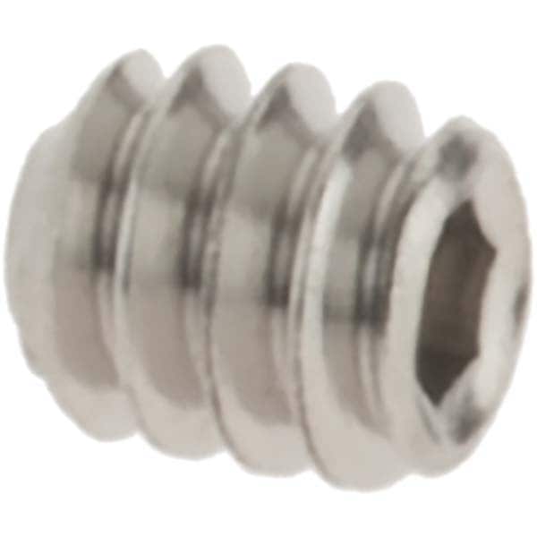 Set Screw: #4-40 x 1/8", Cup Point, Stainless Steel, Grade 18-8