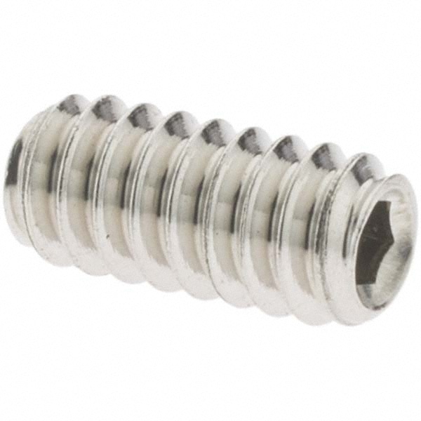 Set Screw: #6-32 x 5/16", Cup Point, Stainless Steel, Grade 18-8