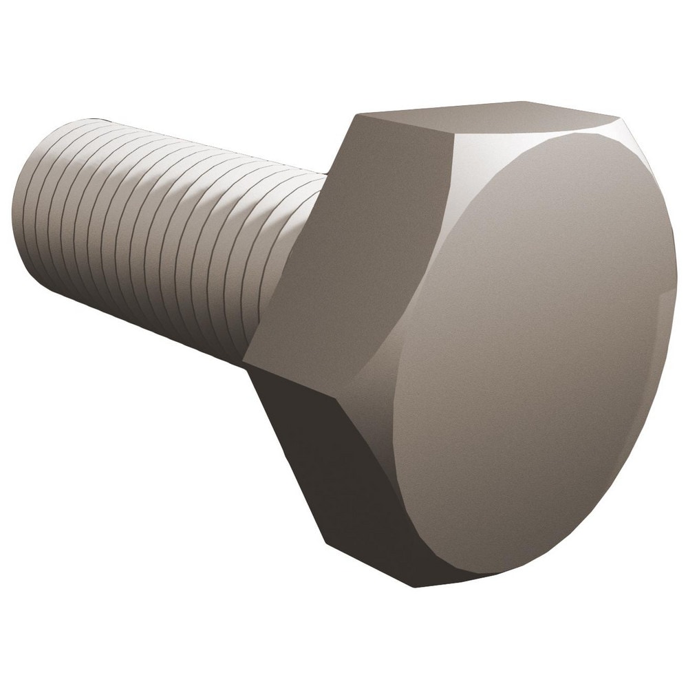 Machine Screw: #10-32 x 1-1/4" Length Under Head, Hex Head, Hex