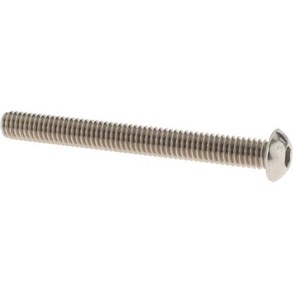 Value Collection - Button Socket Cap Screw: 5/16-18, 3" Length Under ...