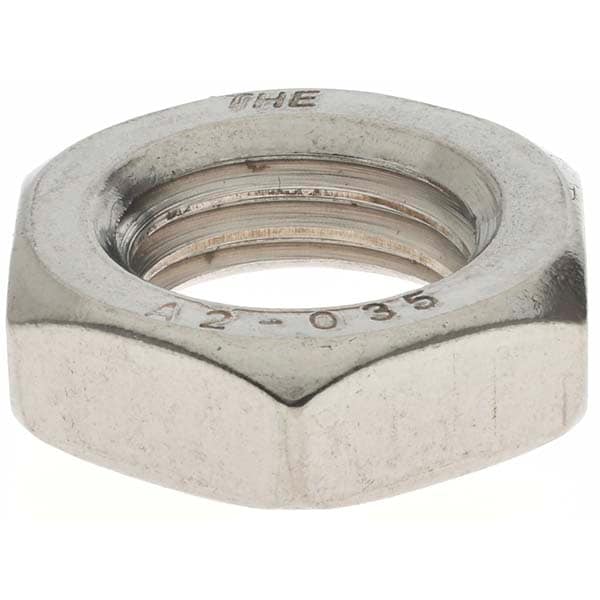 M20x2.50 Metric Coarse Stainless Steel Right Hand Hex Jam Nut