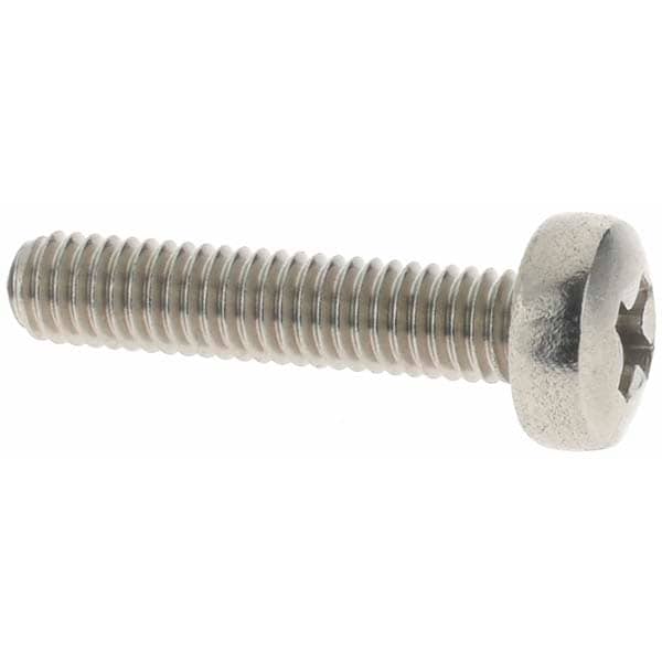 Machine Screw: M3x0.5 x 14.00 mm  Length Under Head, Pan Head, Phillips