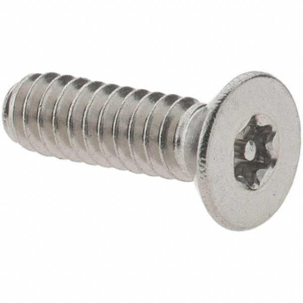 Machine Screw: #6-32 x 1/2" Long, 18-8 Stainless Steel, Uncoated
