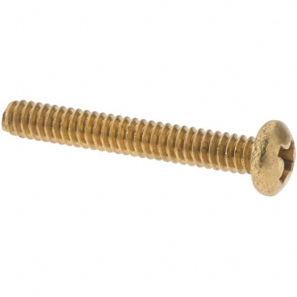 Machine Screw: #6-32 x 1" Length Under Head, Pan Head, Phillips