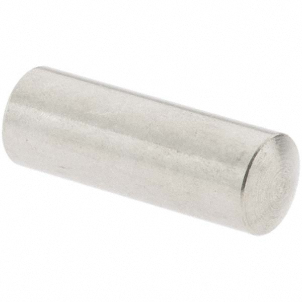 Precision Dowel Pin: 3 x 8 mm, Stainless Steel, Grade 416