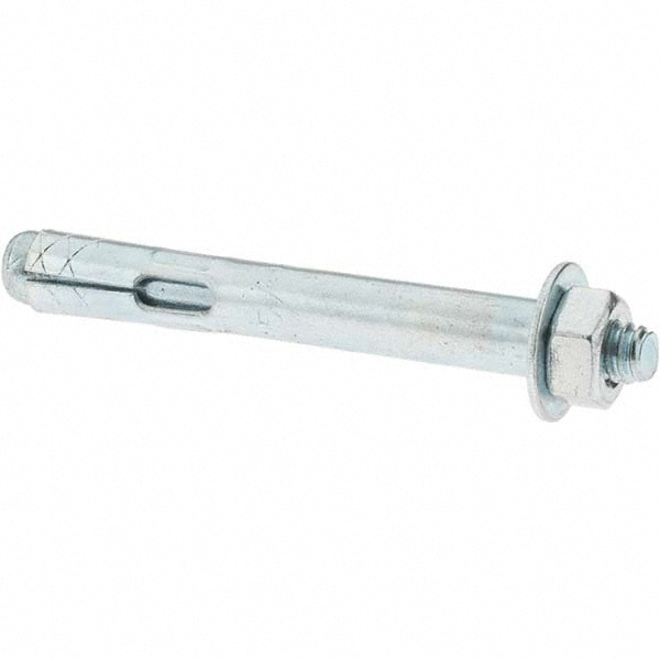 Concrete Sleeve Anchor: 5/16" Dia, 2-1/2" OAL, 1" Min Embedment