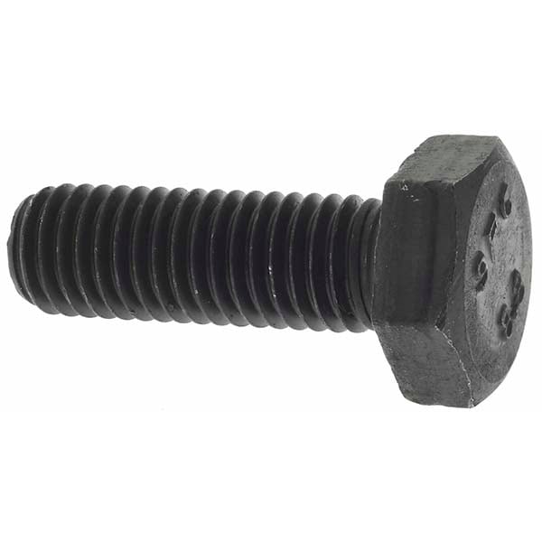 Hex Head Cap Screw: M10 x 1.50 x 30 mm, Grade 8.8 Steel, Uncoated