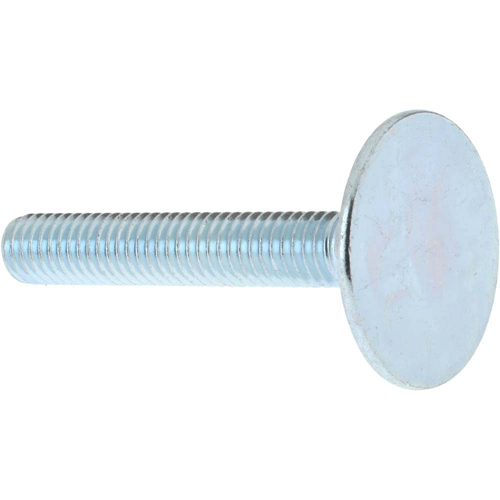 3/8-16, 2-1/2" OAL, 1-5/16" Head Diam, Steel Elevator Bolt