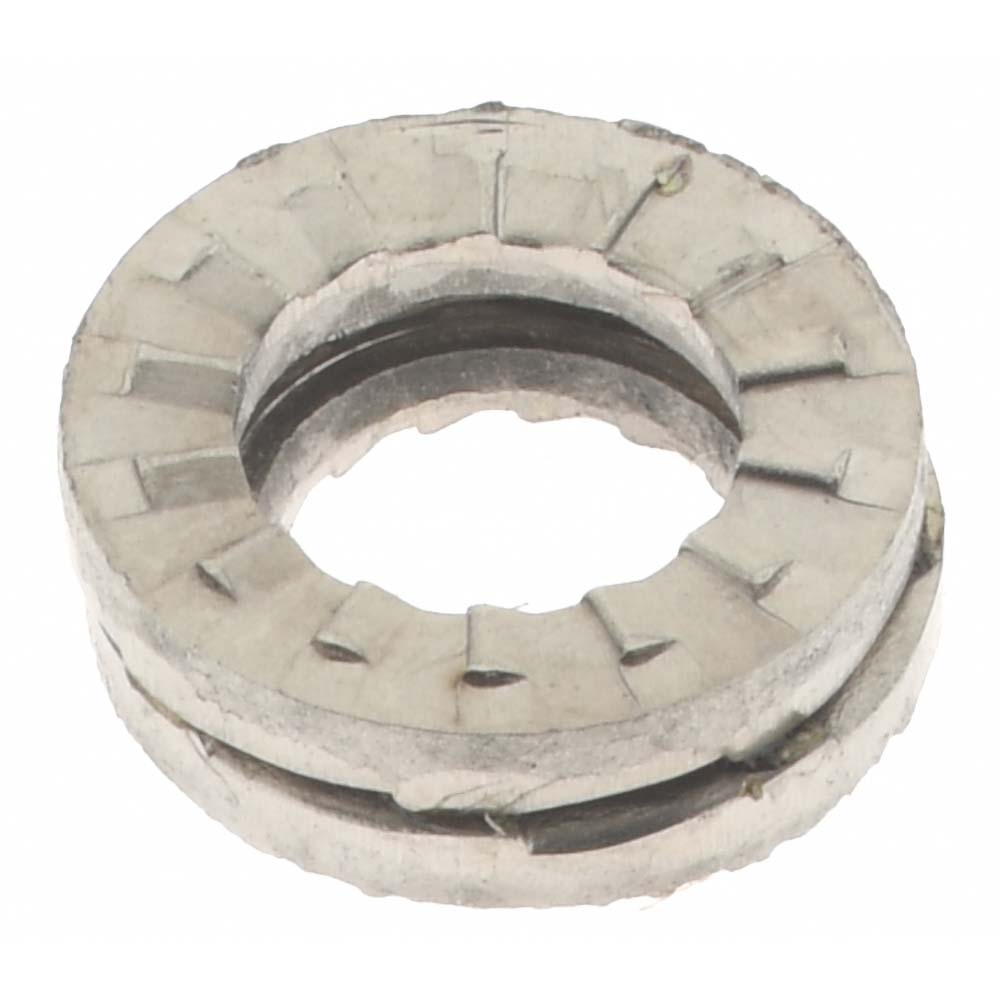 Wedge Lock Washer: 0.294" OD, 0.174" ID, Stainless Steel, 316L - Uncoated, 0.166 to 0.174" ID, 0.286" Min OD