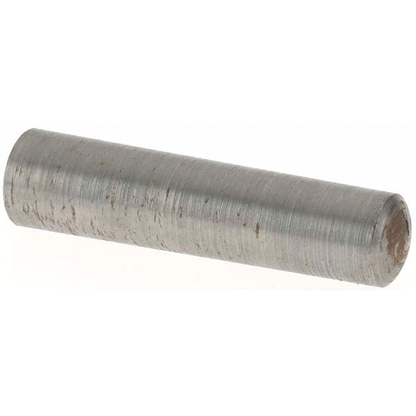 Size 4, 0.2292" Small End Diam, 0.25" Large End Diam, Uncoated Steel Taper Pin