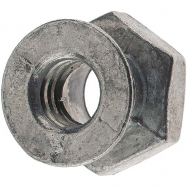 Spherical Fixture Nuts; System of Measurement: Inch ; Thread Size (Inch): 5/16-18 ; Height (Inch): 1/2 ; Material: Steel ; Thread Direction: Right Hand ; Finish/Coating: Zinc