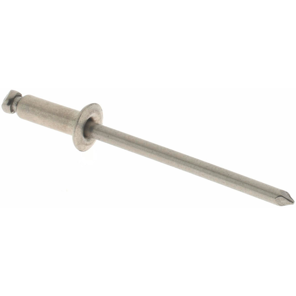 Value Collection - Open End Blind Rivet: Size 44, Dome Head, Stainless ...