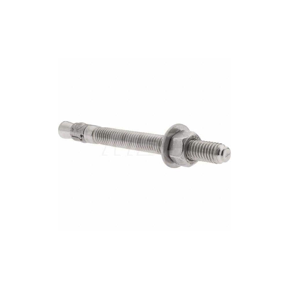 Value Collection 1/2" Diam, 1/2" Drill, 51/2" OAL, Wedge Expansion Concrete Anchor 70942552