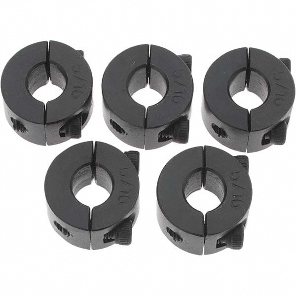 Shaft & Clamp Collars; Bore Diameter: 0.3125 ; Outside Diameter (Inch): 0.0123 ; Outside Diameter (mm): 0.3125 ; Material: Steel ; UNSPSC Code: 31162800