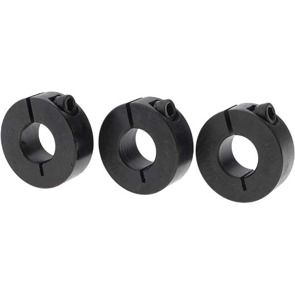 Shaft Collar: Clamp, 1-1/8" OD, Steel