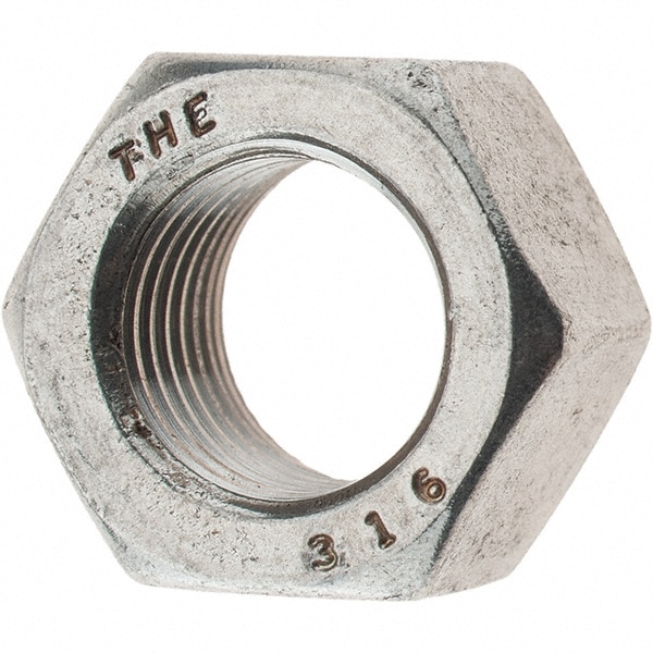 1/2-20 UNF Stainless Steel Right Hand Hex Nut